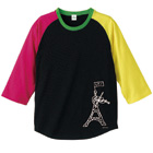 Ｔシャツ エッフェル塔 ブラック